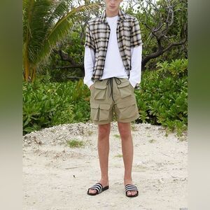 PacSun Nylon Front Pocket Shorts Size XL